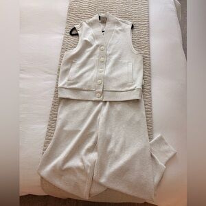 Varley Set - Ivory Marl / Pants only